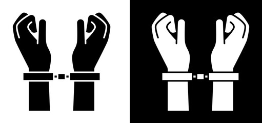 prison icon,hand