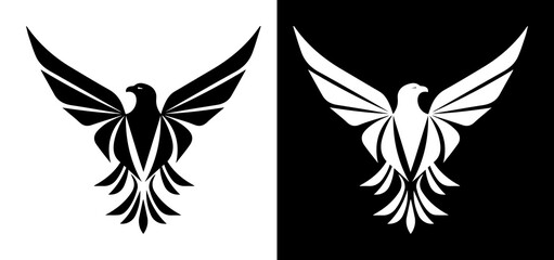 black and white tattoo wings