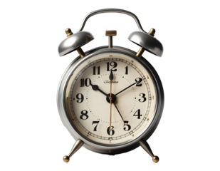 Vintage Alarm Clock - Classic Alarm Timepiece | Retro Twin Bell Clock | Traditional Alarm Clock | Old-Style Time Keeper | Antique Clock