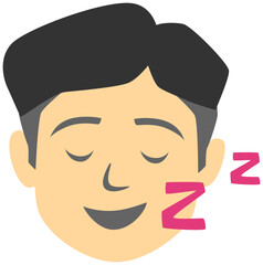 Person Sleeping Illustration