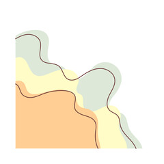Abstract Wavy Blob Shape
