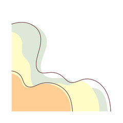 Abstract Wavy Blob Shape
