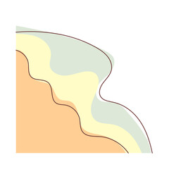 Abstract Wavy Blob Shape