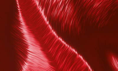 Red ripple background. Abstract wave