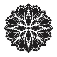 flower mendela vector design round ornament art illustrator,mendela vector design,mendela vector 