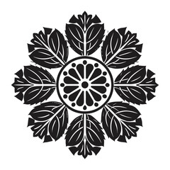 flower mendela vector design round ornament art illustrator,mendela vector design,mendela vector 