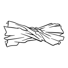 Simple Outline Bow Tie Detailed Formal Wear Fashion Decorative Accessory