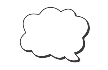 シンプルセリフふきだし