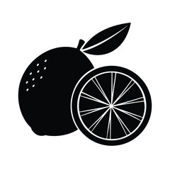 Whole Lime and Cut Half Lime on a White Background Design