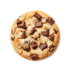Delicious Chocolate Chip Cookie with Caramel and Nuts