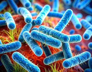 Close-up view of blue bacteria (1)