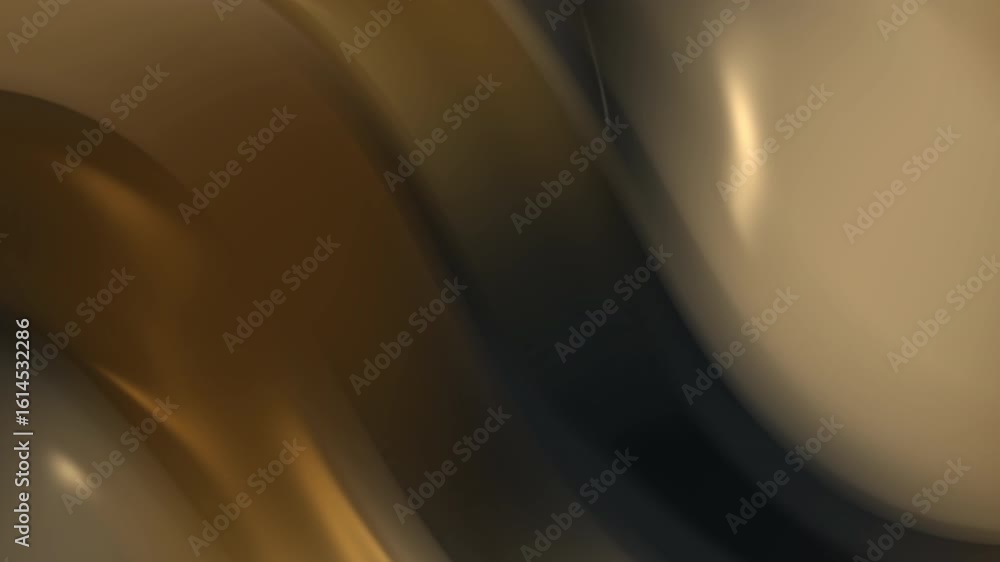 Poster abstract motion background with flowing brown and gold tones. smooth, liquid-like textures create a 