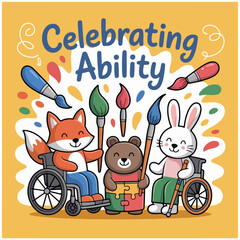 Fototapeta premium International Day of Persons with Disabilities 6.eps