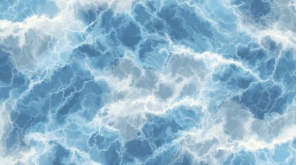 Obraz premium Abstract design with textured blue and white patterns.