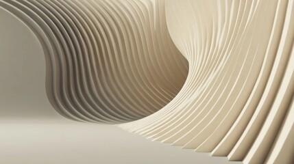 Abstract wavy structure