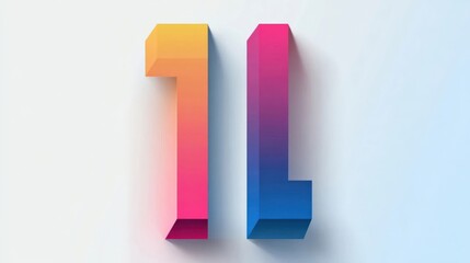 Colorful numbers one and l