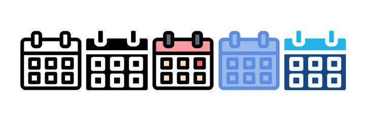 Calendar Icon Element For Design
