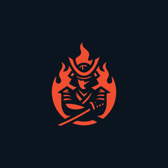 Samurai fire logo