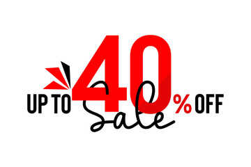Sale up to 40% Off