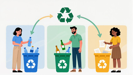 Recycling unites the community for a greener future