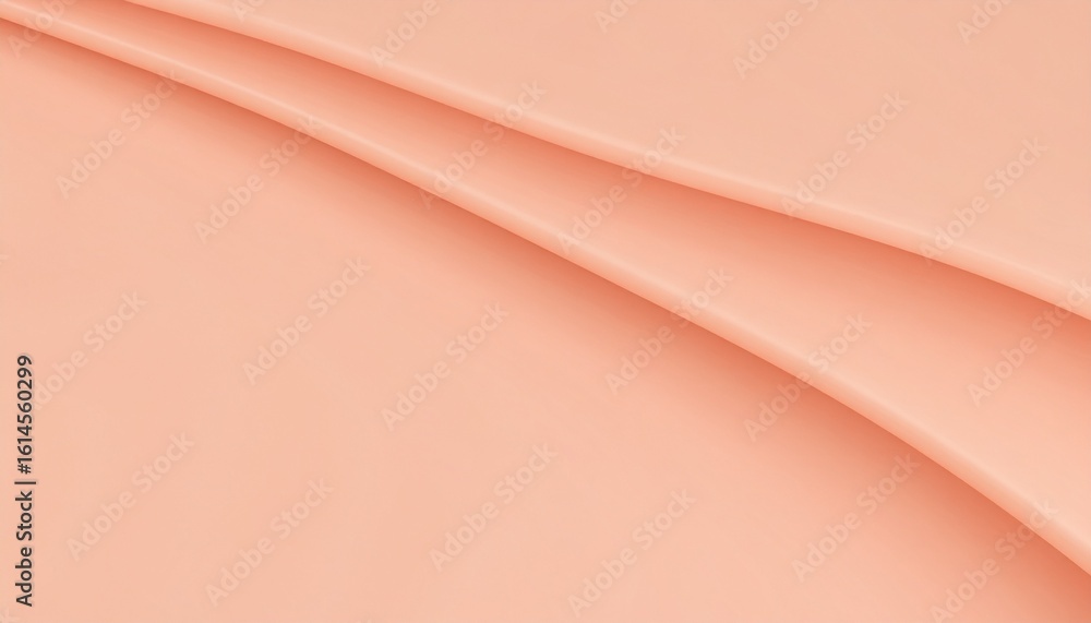 Aufkleber smoothed smooth background of flat sheets in peach fuzz color, 3d rendering