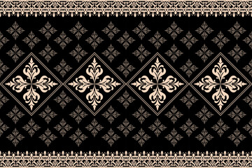 seamless damask pattern, black, elegant, repeat, textile, decorative, background, wallpaper 