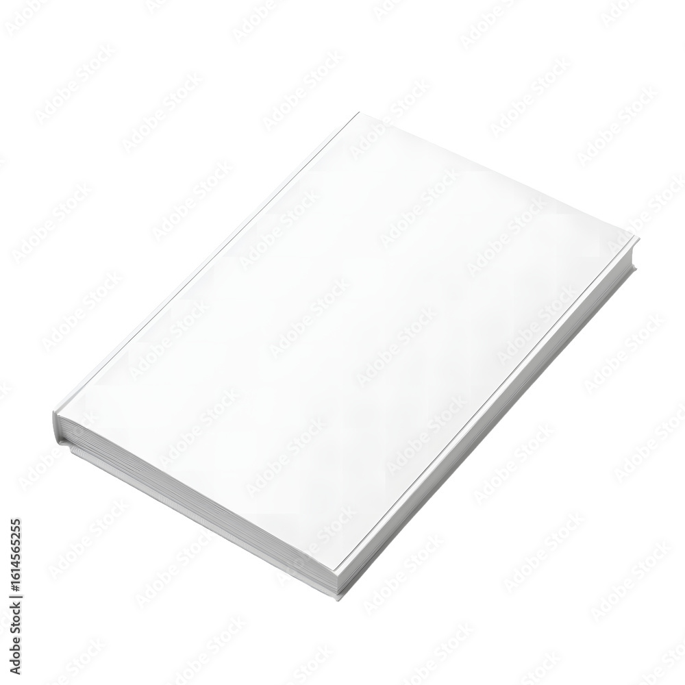 Fototapete a clean white rectangular object with subtle texture isolated on transparent background