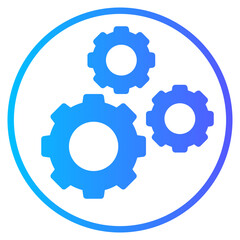 settings gradient icon