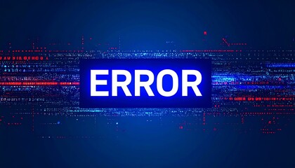 Digital error message