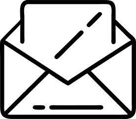 E-mail and Letter line icon, outline icons related to mail, email, postal letter and others. Vector illustration. Linear icon collection. Email outline icon collection.