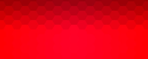 Red Gradient Background with Hexagonal Pattern and Modern