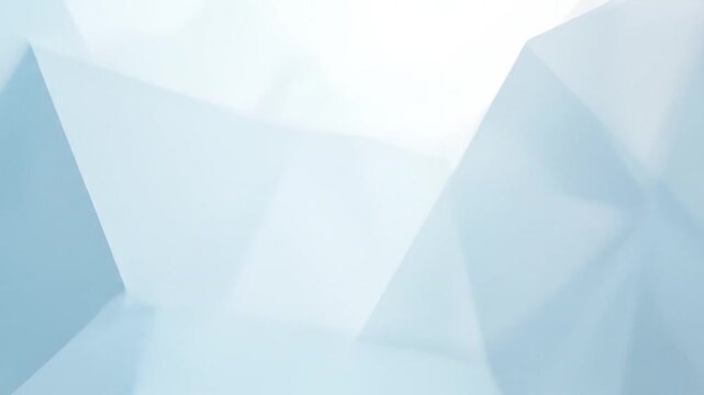 Abstract Geometric Shapes Forming Light Blue Pattern
