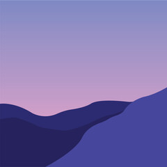 landscape with mountains illustration creative design beautiful art wallpaper design background