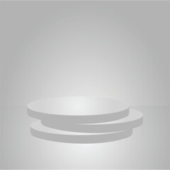 Abstract background gradient wall in empty room template , interior background products display