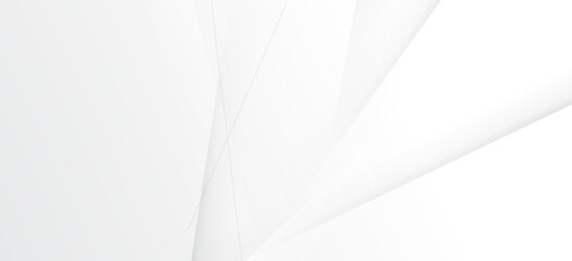Obraz premium Modern Light Grey and White Subtle Shadows Lines Abstract Background.