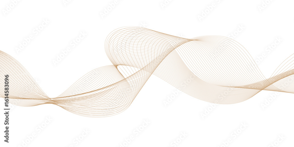Poster a beautiful and dynamic digital wave design: colorful equalizer tracks with intricate line art, blen