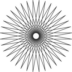 Obraz premium 라인 원형