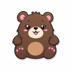Pastel bear 23.eps Art for Printing