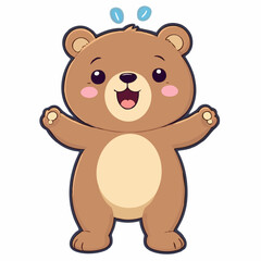 Chibi Style bear 25.eps Art