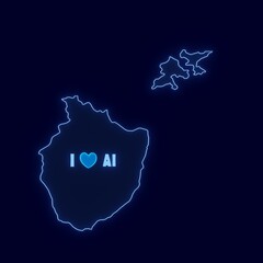 I Love Appenzell Innerrhoden Text With Swiss Grisons Canton Outline Map