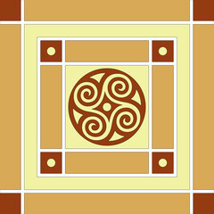 Ornament seamless pattern background. Design for decor, prints, textile, furniture, cloth, digital