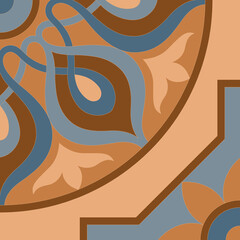 Ornament seamless pattern background. Design for decor, prints, textile, furniture, cloth, digital