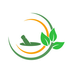 Herbal medicine logo design