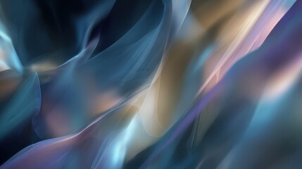 Dreamy Flowing Shapes in a Mesmerizing Dance of Light and Shadow, Featuring Ethereal Forms and Gentle Curves, Evoking a Sense of Calm and Wonder
