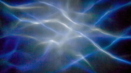 Abstract image featuring swirling blue and white light patterns, creating sense of movement and energy. design evokes feelings of dynamism and fluidity, perfect for artistic projects