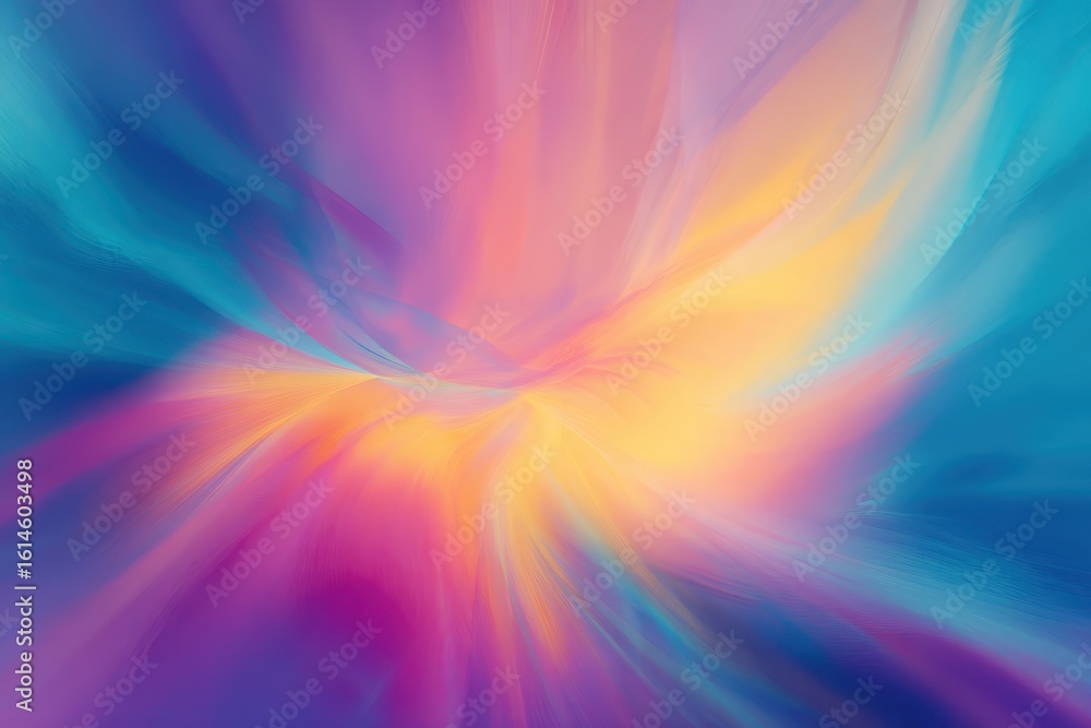 Poster vibrant abstract background showcasing a stunning blend of colors with swirling patterns and soft gr