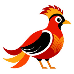 rooster isolated on white background