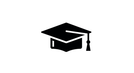 A black  a graduation cap on top, symbolizing success in real estate education