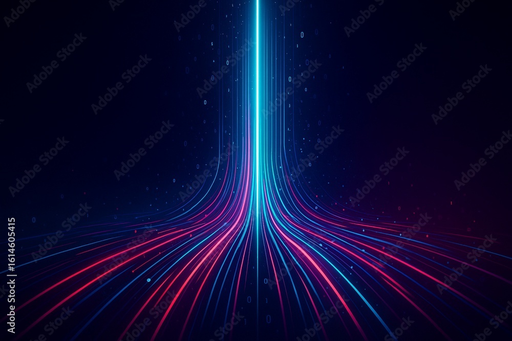 Poster big data, wireless information flow. data portal, open data system. global cyberspace concept. high 