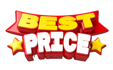 Best Price 3D Rendered Text Graphic for Marketing and Advertising